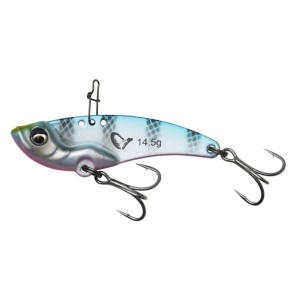 Cykada Savage Gear VIB Blade 5.5cm 14.5g Sinking Blue Pink Stripes