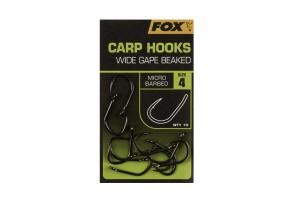 Haczyki FOX Carp Hooks Wide Gape Beaked 8