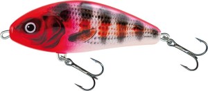 SALMO FATSO 10cm 48g Holo Red Head Striper FL