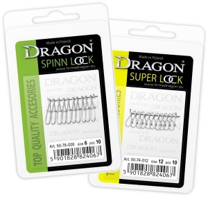 Agrafka z krętlikiem Dragon Super Lock nr 20/10szt