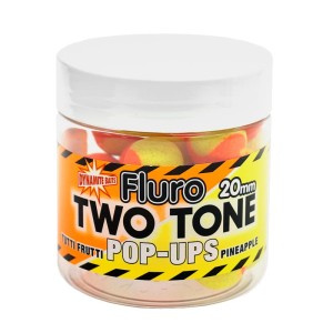 DynamiteBaits Fluro Two Tone Frutti & Pineapple Pop-Ups 20mm