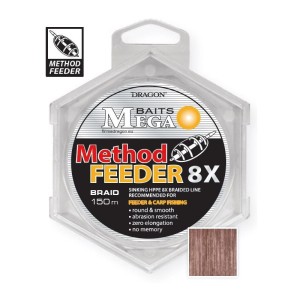 Plecionka Dragon MegaBAITS Method Feeder 8X Sinking 150m 0,20mm