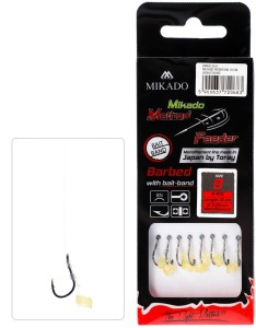 Mikado Przypony Method z gumką roz. 10 (żyłka)