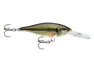 WOBLER Rapala Shad Rap 9cm Live Largemouth Bass SR09LBL
