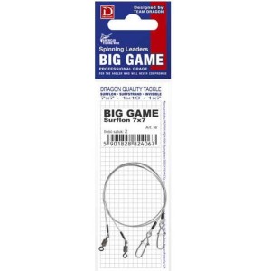 Przypon Dragon American Fishing Wire 7x7 Surflon 30kg Big Game 100cm 2szt