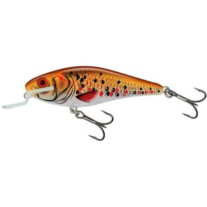 Wobler Salmo Executor Shallow Runner 7cm 8g Holographic Golden Black