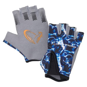RĘKAWICE Savage Gear MARINE HALF GLOVE M sea blue