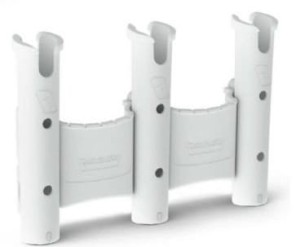 Uchwyt na wędki Biały potrójny Railblaza