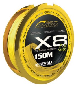 Plecionka Shiro Silk Braided Line X8 0,17mm Fluo 150m 