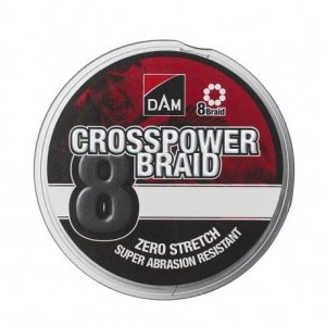 Plecionka DAM Crosspower 8-Braid 0,22mm/300m - Dark Grey