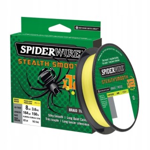 Plecionka Spiderwire Smooth 12 żółta 150m 0,33 mm