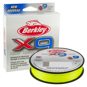 Plecionki Berkley X9 Braid Fluro Green 150m 27,00kg