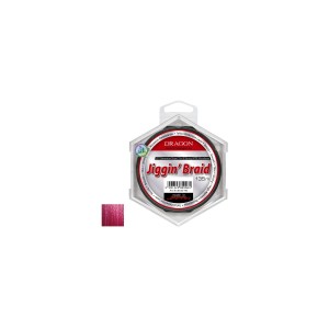 PLECIONKA DRAGON JIGGIN BRAID czerwona 0.18mm135m 17,5kg