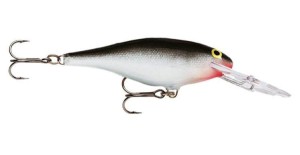 WOBLER Rapala Shad Rap 7cm silver SR07S