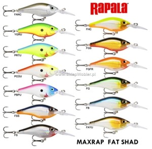 Wobler RAPALA Max Rap Fat Shad 5 FANC