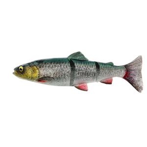 Przynęta Gumowa 4D Line Thru Trout 20CM 98G Sinking Green Silver