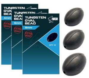 Nash koraliki Tungsten Oval Bead 6mm