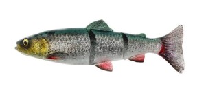 Guma Savage Gear 4D Line Trout 15cm 40g  Green Silver