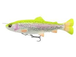 PRZYNĘTA SAVAGE GEAR 4D LINE THRU PULSE TAIL TROUT 16CM 51G SLOW SINKING - LEMON TROUT