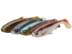 PRZYNĘTY SAVAGE GEAR 3D RIVER ROACH CLEAR WATER MIX 14CM 28G 4PCS