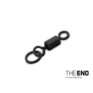 Ring Swivel 4/28 kg Krętlik karpiowy z kółkiem Delphin THE END
