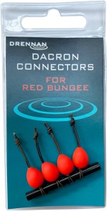 DACRON CONNECTORS XLarge Red Drennan 4szt. 