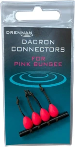 DACRON CONNECTORS Large Pink Drennan 4szt