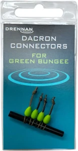 DACRON CONNECTORS Small Green Drennan 4szt.