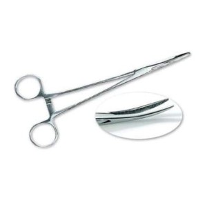Szczypce z zakrzywioną końcówka JAXON 18cm