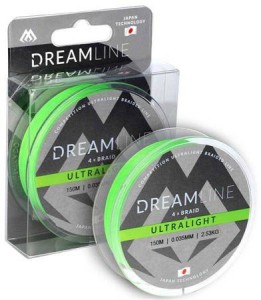 PLECIONKA - DREAMLINE ULTRALIGHT - 0.058mm/4.43kg/150m - FLUO ZIELONA 
