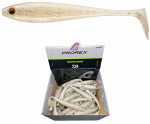 Guma Daiwa Duckfin Shad 9cm- UV Pearl 