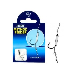 Haczyki Jaxon method feeder z przyponem- r.8/0.22mm