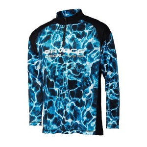 Savage Gear Marine Uv Long Sleeve Tee L Sea Blue