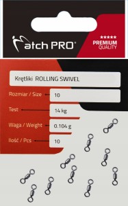 MatchPro Krętliki ROLLING SWIVEL roz 7