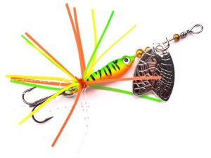 Błystka obrotowa SPRO LARVA MAYFLY MICRO 5cm/4g- Firetiger