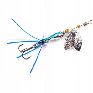 Błystka obrotowa SPRO LARVA MAYFLY MICRO 5cm/4g- Chrome Blue