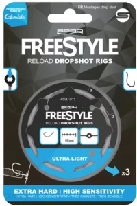 Spro Freestyle Przypon Reload Dropshot Rig 0,26mm/68 cm rozm.06 (3szt.) 