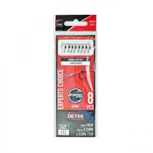 Haki z przyponem DAM Detek Method Hair Rig