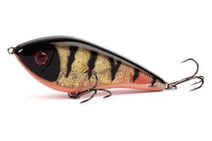 Wobler Jerk Westin Swim 12cm 53g Suspending  3D GOLDEN PERCH