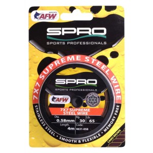 SPRO stalka Supreme Steel Wire 7x7 0,28mm-9kg-4m