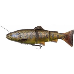 Przynęta Gumowa Savage Gear 4D LINE THRU TROUT Brown Trout  UV 40cm 685G 