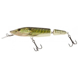 Wobler Salmo Pike Jointed Deep Runner 11cm/14g, Real Pike - Limited Edition