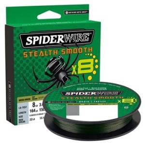 Plecionka SpiderWire Stealth Smooth 8 Braid Moss Green 0,15mm 16,5kg 150m  