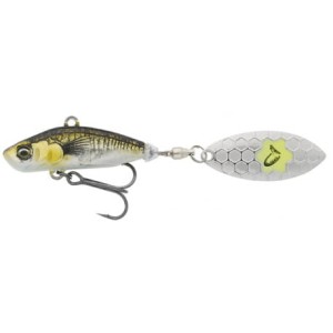 Przynęta Savage Gear 3D Sticklebait Tailspin, Green Silver Ayu 6,5 cm 9g 