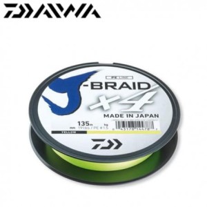 Plecionka Daiwa J-Braid X4 Yellow 0,19mm 135m