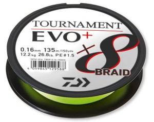 PLECIONKA DAIWA TOURNAMENT X8 BRAID EVO+ 0.26mm 135m