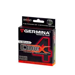 Plecionka Germina Code 4 Braid 0,06mm 4,8kg 150m Szara