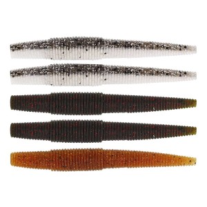 Zestaw Przynęt Gumowych Westin Ned Worm Clear Water Mix 11cm (5szt.)