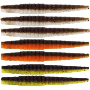Ned Worm Westin 7cm 3g DARK WATER MIX 7 szt