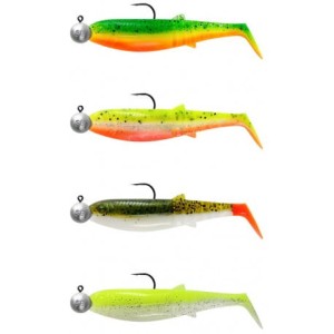 Zestaw Przynęt Gumowych Savage Gear Cannibal Shad Darkwater Mix 10cm/9g (4szt.)